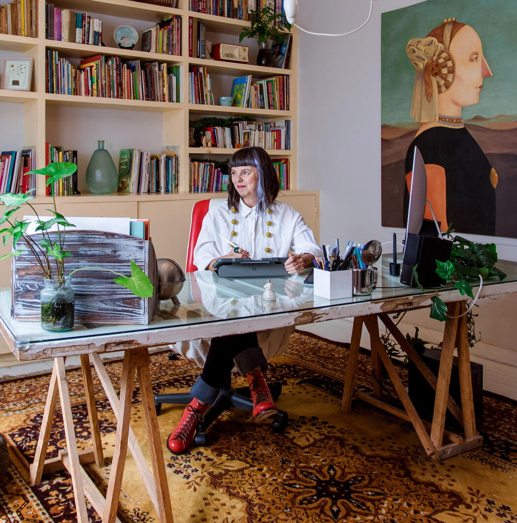 Margarita Sada In the Studio